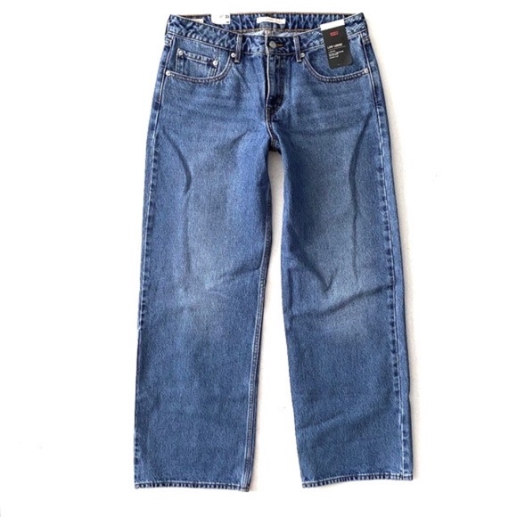 Levi's Premium Denim Nwt A55660001 Low Loose Straight Leg Jeans 27 x 34 - Picture 1 of 4